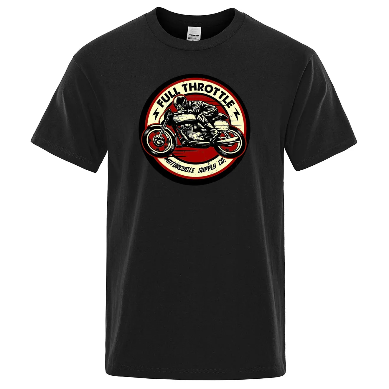 Full-Throttle-Cafe-Racer-Rockabilly-Biker-Printed-T-Shirt-Men-Fashion-Casual-Short-Sleeve-Loose-Cotton-2