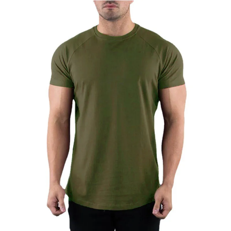 Plain-Gym-T-shirt-Men-Summer-Fitness-Clothing-O-Neck-Short-Sleeve-T-shirt-Cotton-Slim-1