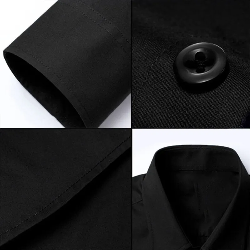 Four-Seasons-Men-s-Plain-Color-Simple-Long-Sleeve-Casual-Suit-Shirt-Slim-Fit-Fashion-Business-4