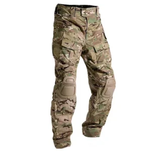 Multicam Camo Military Tactical Pants Airsoft Wear-resistant Hiking Pant Paintball Outdoor Combat Pant +Knee Pad Hunting Clothes